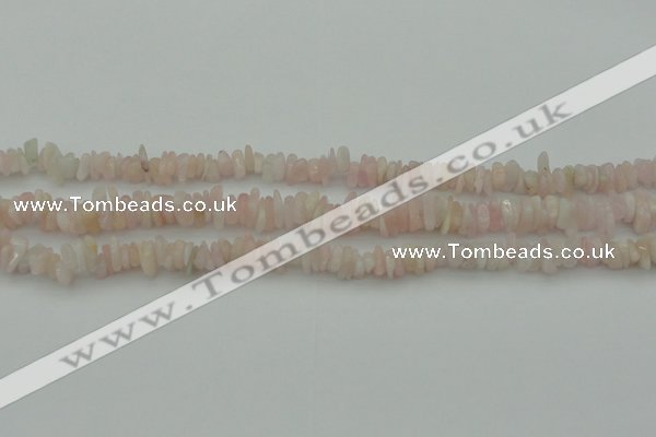 CCH656 15.5 inches 5*8mm - 6*10mm morganite gemstone chips beads