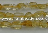 CCH672 15.5 inches 4*6mm - 5*8mm citrine gemstone chips beads