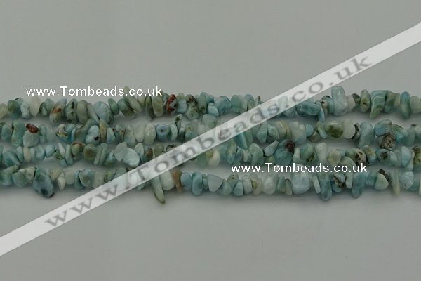 CCH676 15.5 inches 4*6mm - 5*8mm larimar gemstone chips beads