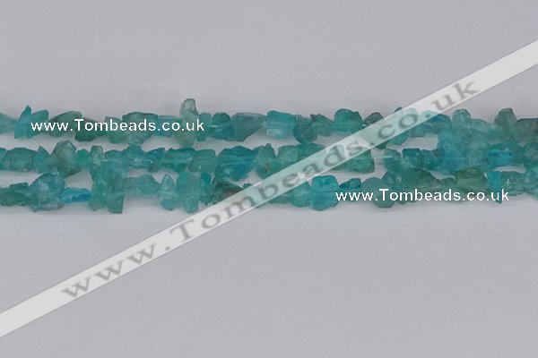 CCH703 15.5 inches 4*6mm - 6*8mm blue apatite chips beads