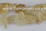 CCH708 15.5 inches 6*8mm - 10*14mm yellow topaz chips beads