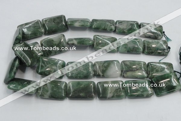 CCJ02 15.5 inches 22*30mm rectangle natural African jade beads wholesale