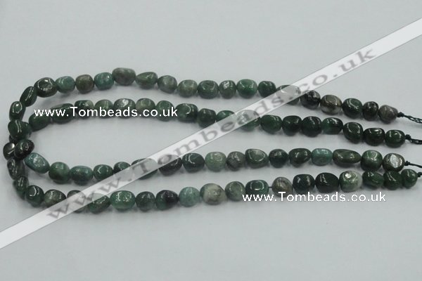 CCJ11 15.5 inches 8*12mm nugget natural African jade beads wholesale