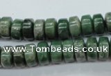 CCJ16 15.5 inches 6*10mm tyre natural African jade beads wholesale