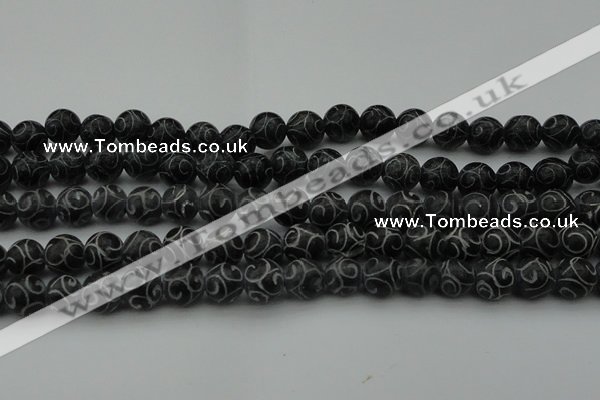 CCJ222 15.5 inches 8mm round China jade beads wholesale