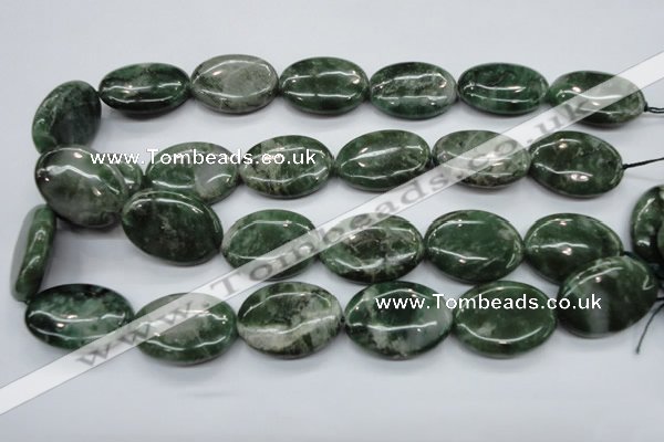 CCJ23 15.5 inches 22*30mm oval natural African jade beads wholesale