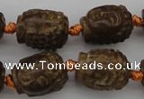 CCJ232 15.5 inches 13*18mm carved buddha China jade beads