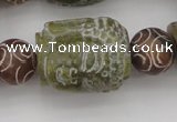 CCJ237 15.5 inches 22*28mm carved buddha China jade beads