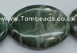 CCJ25 15.5 inches 30*40mm oval natural African jade beads wholesale