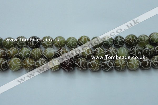 CCJ304 15.5 inches 12mm round China jade beads wholesale