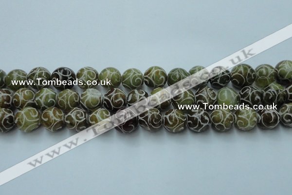 CCJ305 15.5 inches 14mm round China jade beads wholesale