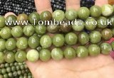 CCJ334 15.5 inches 12mm round green China jade beads wholesale