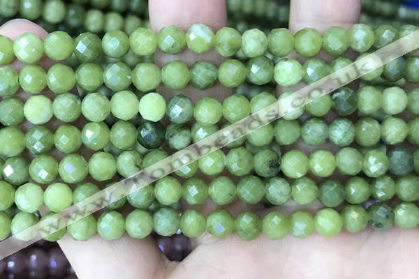 CCJ370 15.5 inches 6mm faceted round China jade beads wholesale