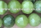 CCJ371 15.5 inches 8mm faceted round China jade beads wholesale