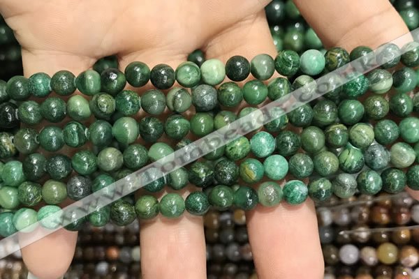 CCJ400 15.5 inches 4mm round west African jade beads wholesale