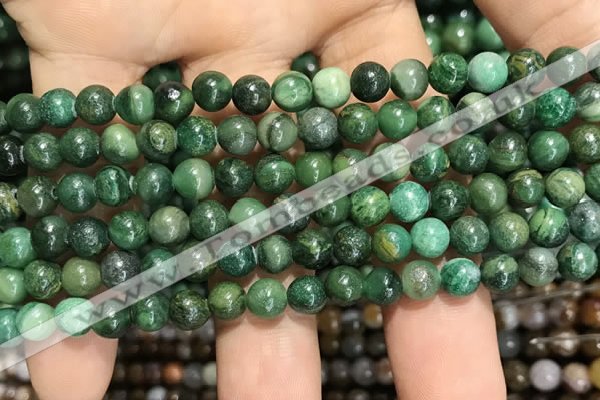 CCJ401 15.5 inches 6mm round west African jade beads wholesale