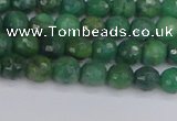 CCJ410 15.5 inches 4mm faceted round west African jade beads