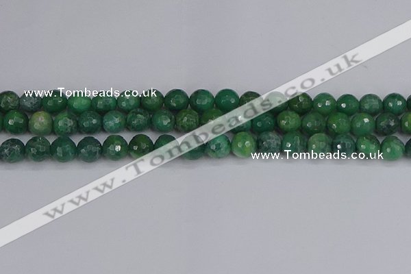 CCJ412 15.5 inches 8mm faceted round west African jade beads