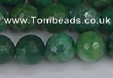 CCJ414 15.5 inches 12mm faceted round west African jade beads