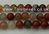 CCJ450 15.5 inches 4mm round colorful jasper beads wholesale