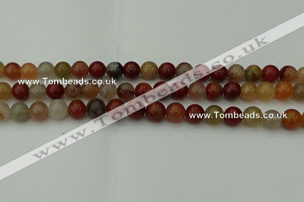 CCJ453 15.5 inches 10mm round colorful jasper beads wholesale