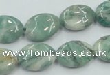 CCJ50 15.5 inches 13*18mm oval African jade gemstone beads