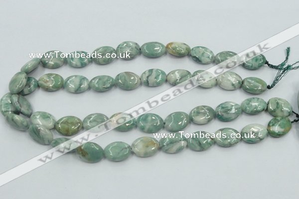 CCJ50 15.5 inches 13*18mm oval African jade gemstone beads