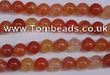 CCL02 15 inches 6mm round carnelian gemstone beads wholesale