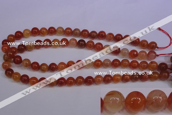 CCL04 15 inches 10mm round carnelian gemstone beads wholesale