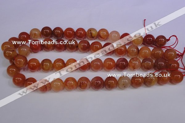 CCL06 15 inches 14mm round carnelian gemstone beads wholesale