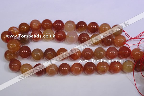 CCL08 15 inches 18mm round carnelian gemstone beads wholesale