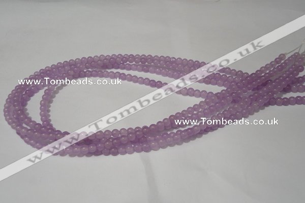 CCN08 15.5 inches 4mm round candy jade beads wholesale