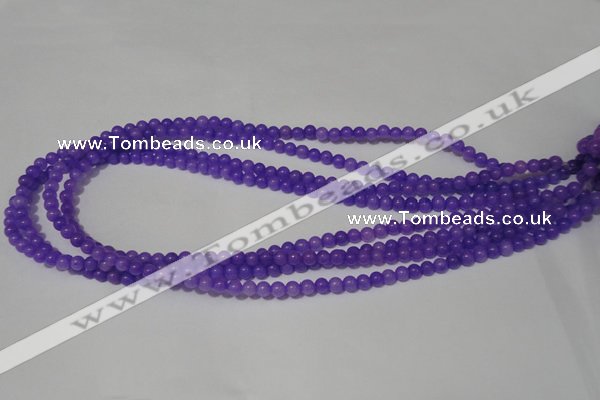 CCN09 15.5 inches 4mm round candy jade beads wholesale