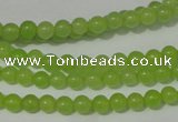 CCN11 15.5 inches 4mm round candy jade beads wholesale