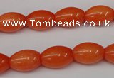 CCN110 15.5 inches 10*14mm rice candy jade beads wholesale