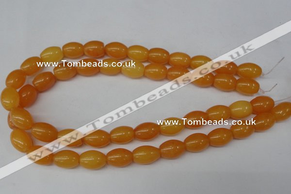 CCN112 15.5 inches 12*16mm rice candy jade beads wholesale