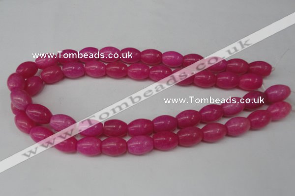 CCN113 15.5 inches 12*16mm rice candy jade beads wholesale