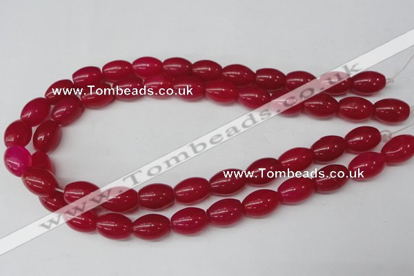 CCN114 15.5 inches 12*16mm rice candy jade beads wholesale