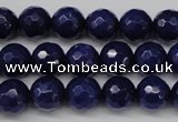 CCN1214 15.5 inches 10mm faceted round candy jade beads wholesale