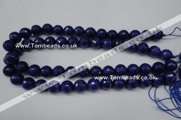 CCN1216 15.5 inches 14mm faceted round candy jade beads wholesale