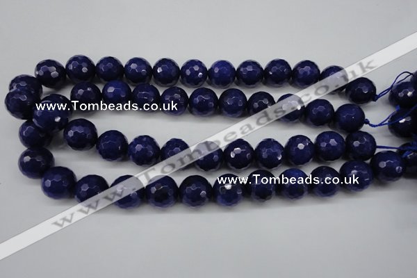 CCN1217 15.5 inches 16mm faceted round candy jade beads wholesale