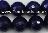 CCN1218 15.5 inches 18mm faceted round candy jade beads wholesale