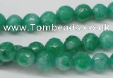 CCN1223 15.5 inches 8mm faceted round candy jade beads wholesale