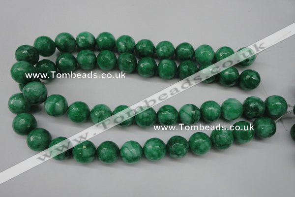 CCN1227 15.5 inches 16mm faceted round candy jade beads wholesale