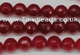 CCN1244 15.5 inches 10mm faceted round candy jade beads wholesale