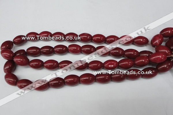 CCN125 15.5 inches 13*18mm rice candy jade beads wholesale