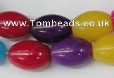 CCN128 15.5 inches 13*18mm rice candy jade beads wholesale