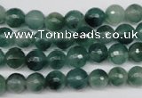 CCN1283 15.5 inches 8mm faceted round rainbow candy jade beads