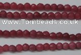 CCN1315 15.5 inches 3mm faceted round candy jade beads wholesale