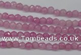 CCN1316 15.5 inches 3mm faceted round candy jade beads wholesale